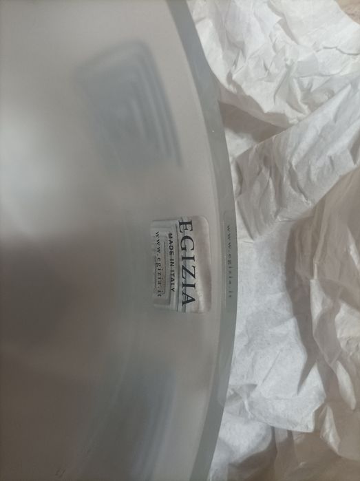 Taça em cristal serigrafado e pé em prata437559191353446404