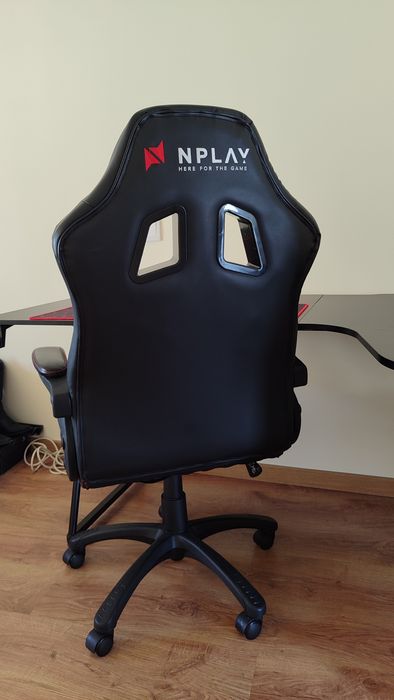 SETUP GAMING COMPLETO | Secretária em L + Cadeira NPLAY + Acessórios
