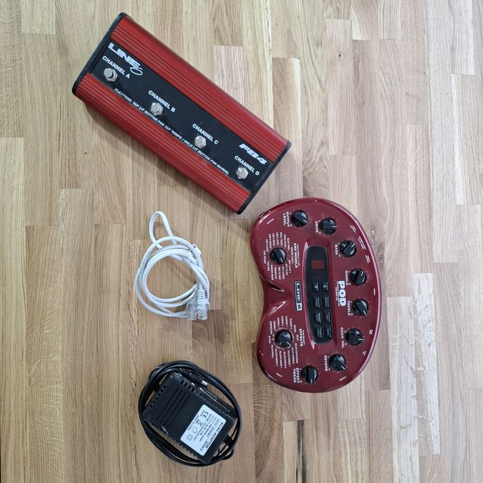 Line 6 POD 2.0  multiefekt procesor gitarowy nerka + zasolacz +footswitch