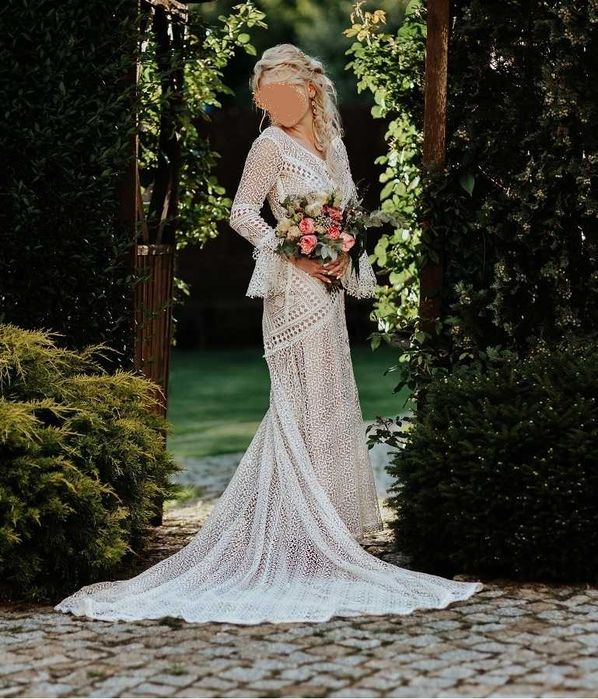 Suknia ślubna BOHO rozm.36