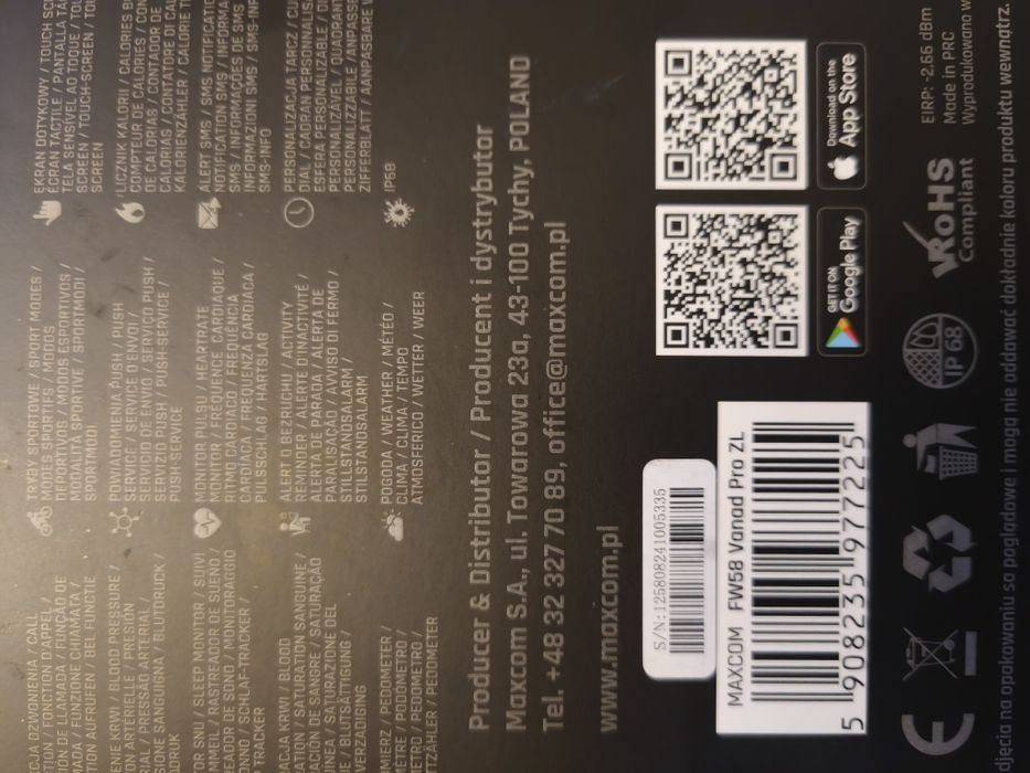 Smartwatch Maxcom FW 58 Vanad Pro