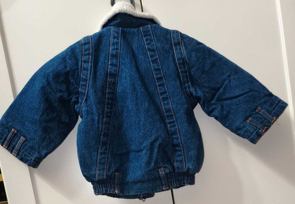 Casaco de ganga para bebe