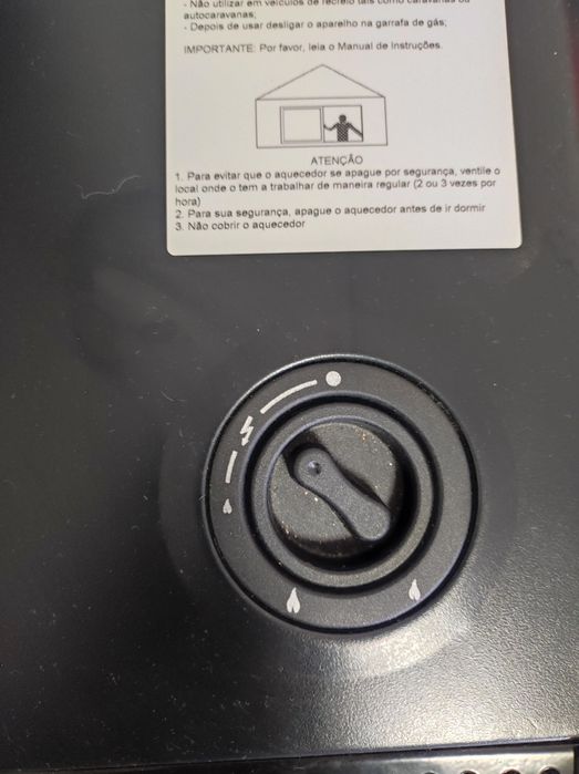 Aquecedor como novo