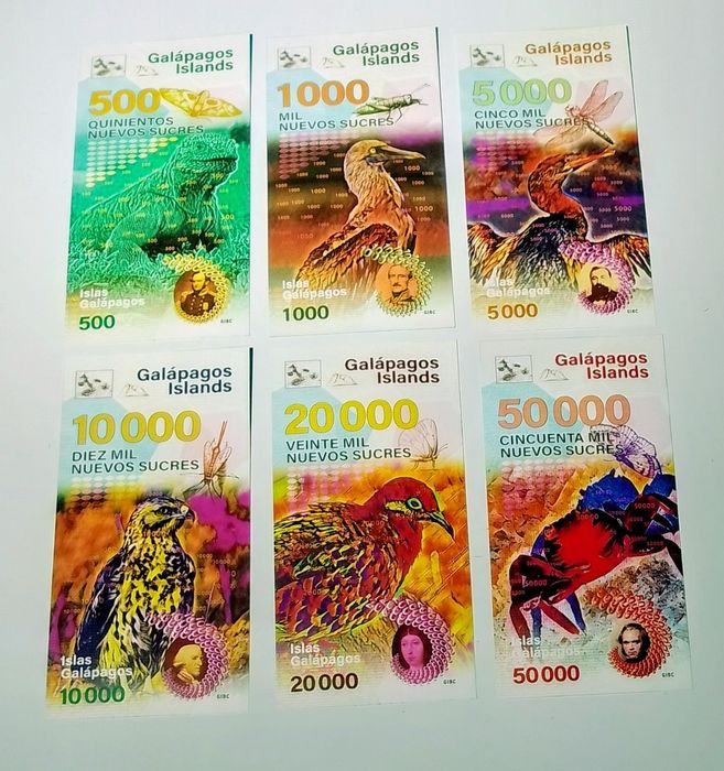 Набір Галапагоські острови (Галапагоси). Флора та фауна Галапагос.