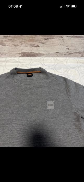 Sweter męski Hugo Boss z kaszmirem