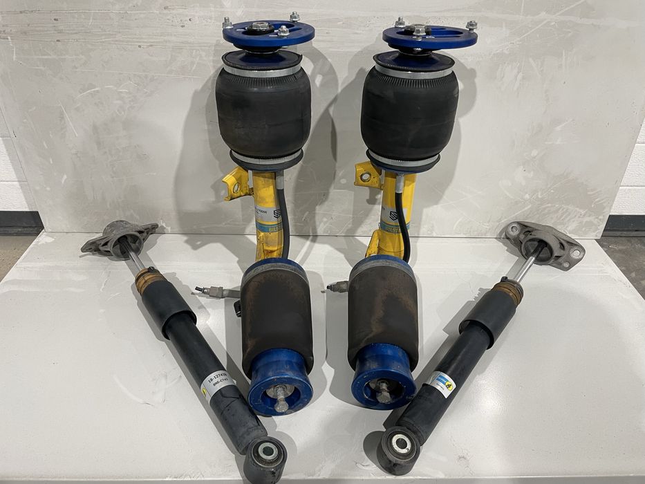 Kit Air Ride Completo Airlift 3P + Bags Bilstein com camber plates