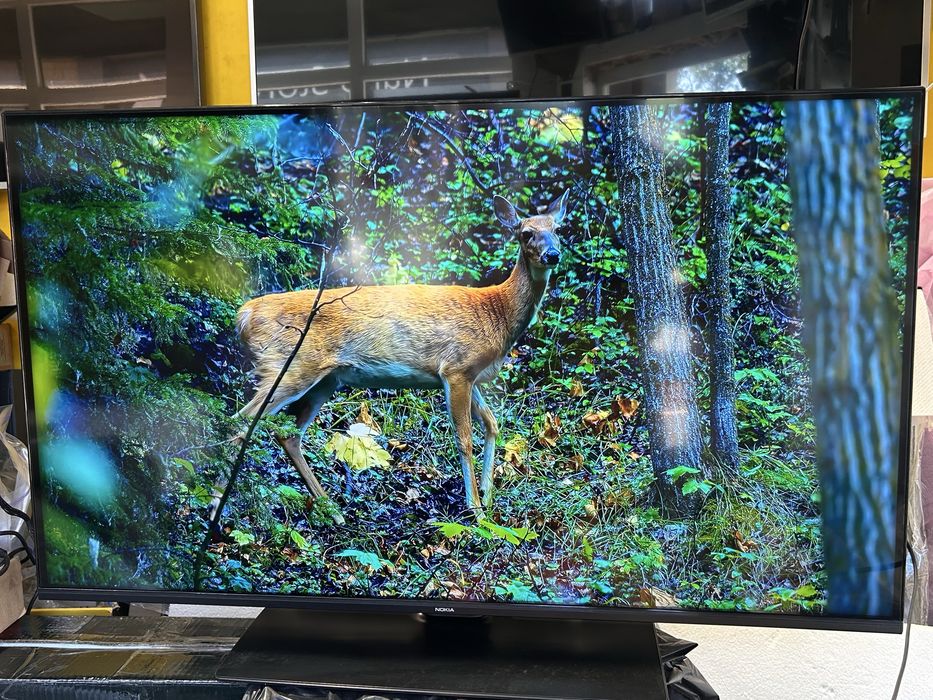 4K телевізор 43”  Nokia UNE43GV210, Xiaomi L43M5-5ARU, Android, голосовий пульт.