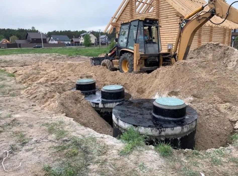 Септик під ключ | Копка та підключення каналізації М400, 5,8.5,23 м3