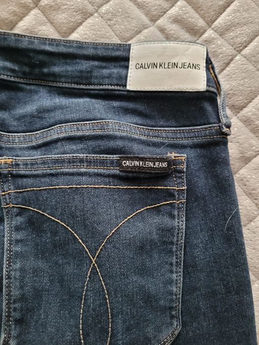 Spodnie jeansy Calvin Klein