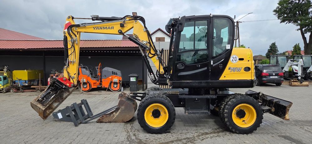 Terex <<Terex\Yanmar B75W, 2017 rok,2 łyżki+widły, 6100Mtg,z Niemiec!>>>>  <<Terex\Yanmar B75W, 2017 rok,2 łyżki+widły, 6100Mtg,z Niemiec!>>