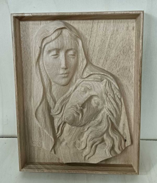 Quadro Maria e Jesus