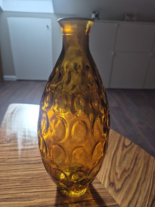 Jarra vidro amarelo Gato Preto