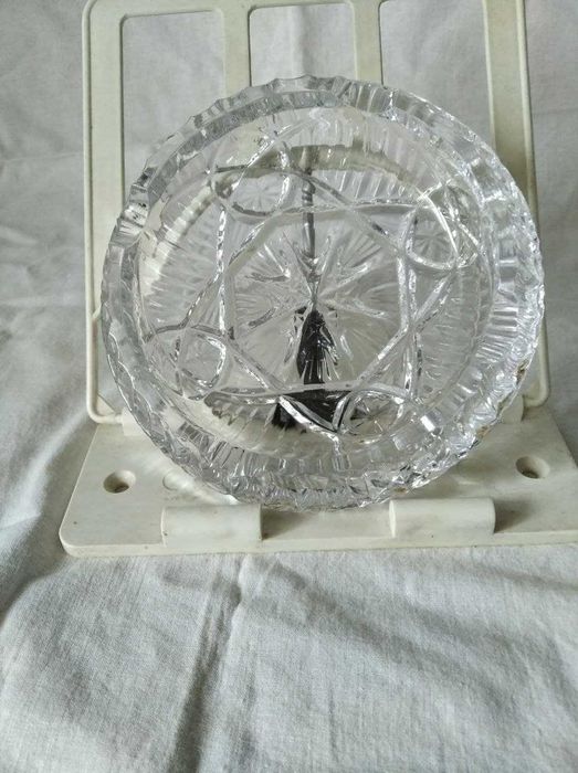 Хрустальная пепельница, 14см
