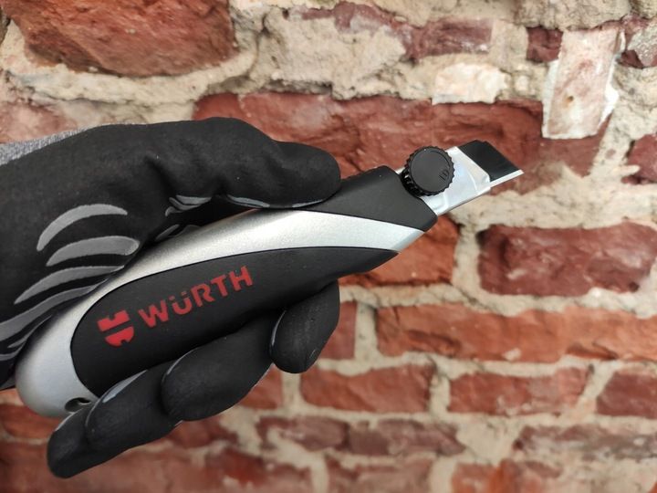 Wurth Nóż Monterski Super Ostre Ostrze 18 Mm