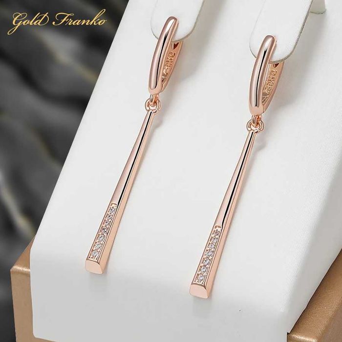 Kolczyki GF39 585RG Gold Franko