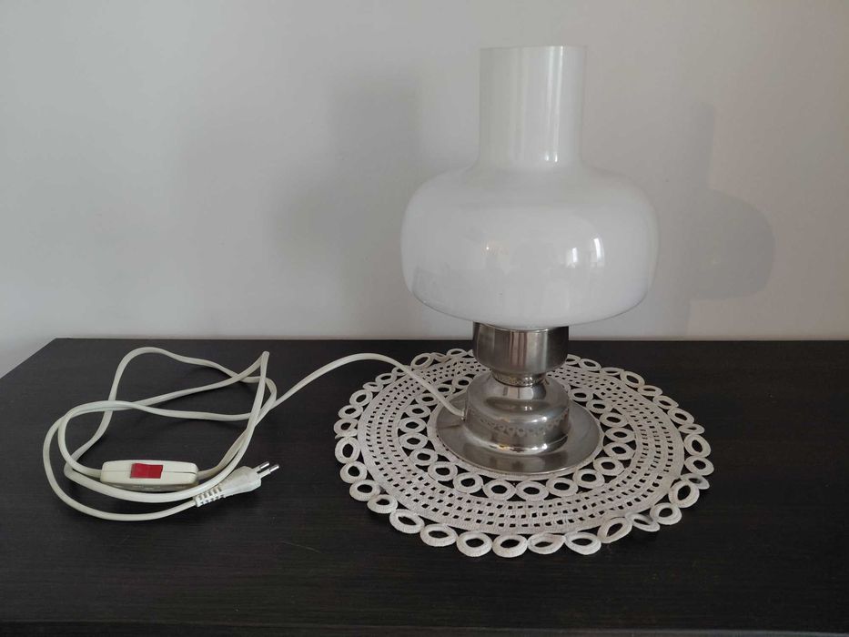 Lampa stołowa z lat 70. Polam Wrocław