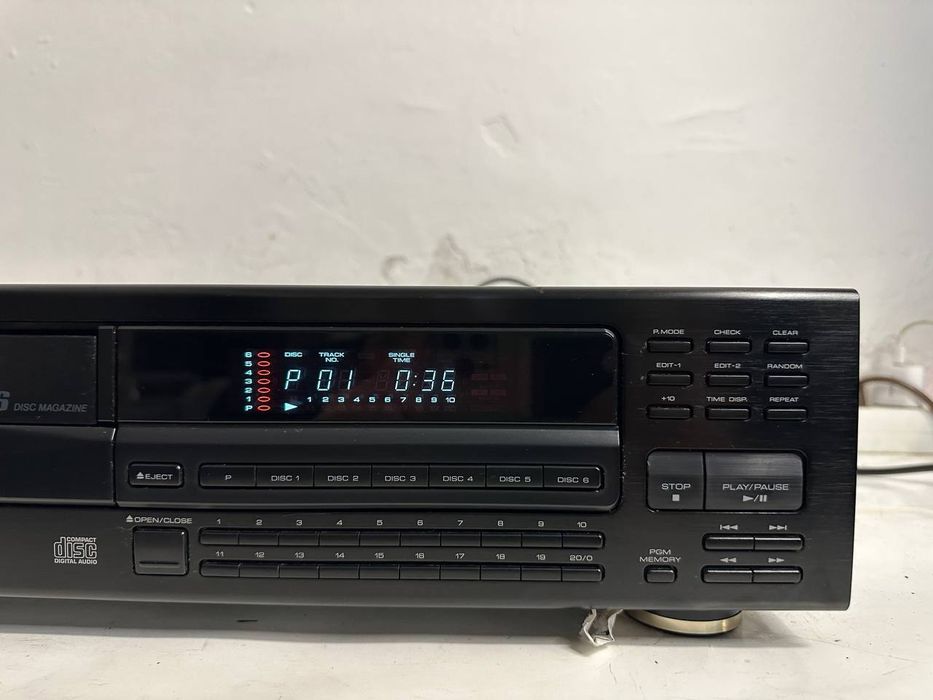 Odtwarzacz CD Kenwood DP-M6650 | CD Changer 6+1 | 1-bit DAC | Hi-Fi | Made in Japan
