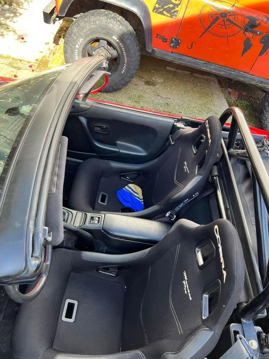 Baquets cobra com calhas para mx5 NB