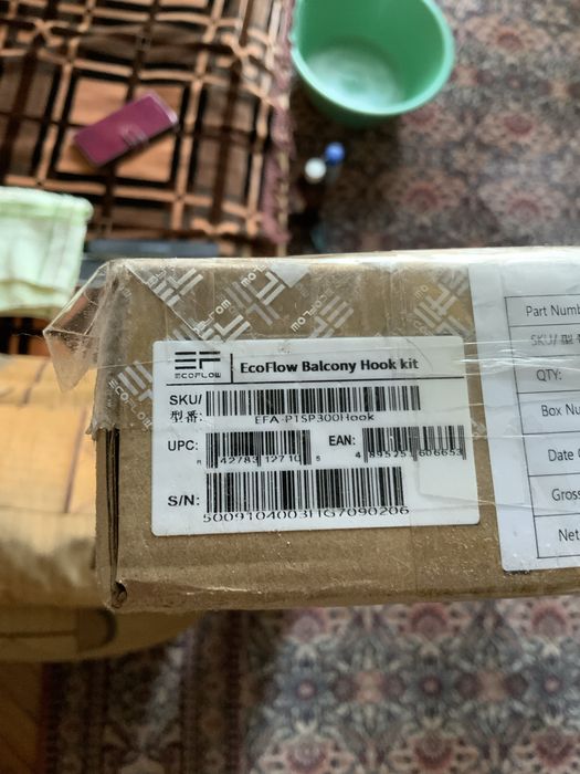 Кріплення для сонячної панелі EcoFlow Balcony Hook Kit (EFA-PTSP300Hook)