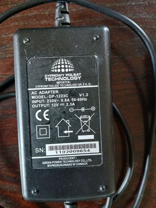 zasilacz do dekoderów Cyfrowy Polsat