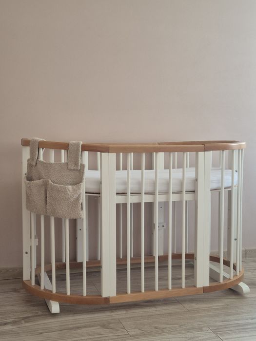 Дитяче овальне ліжечно, ліжко трансформер!