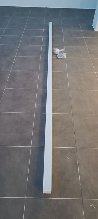 Calha led em perfil de aluminio com 3,4m