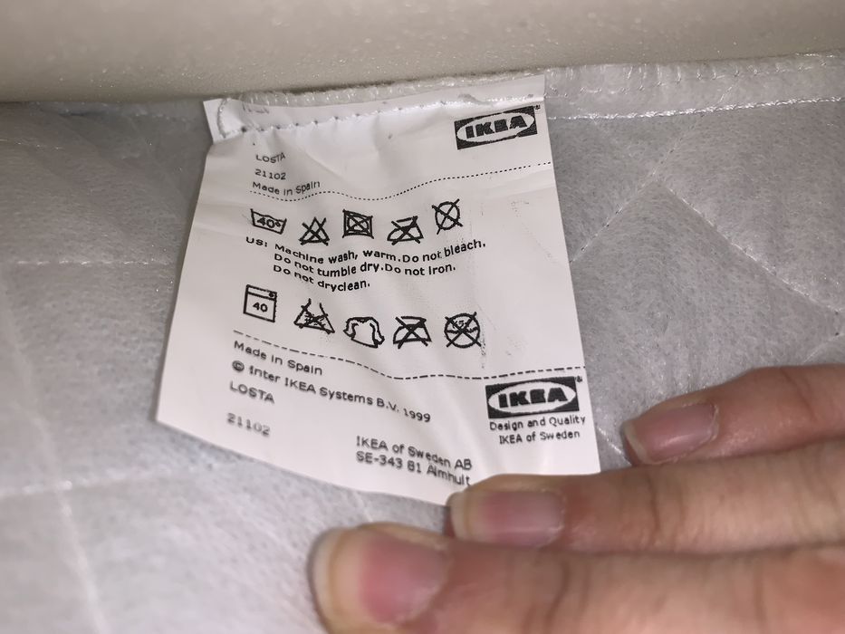 Encosto anatómico acolchoado triangular ikea