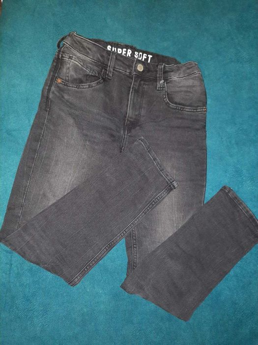 Стильные темно-серые джинсы скинни skinny H&M, 11-12лет.152cм.