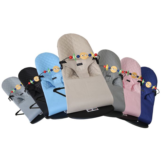 Дитячий шезлонг love baby, крісло гойдалка, шезлонг детский