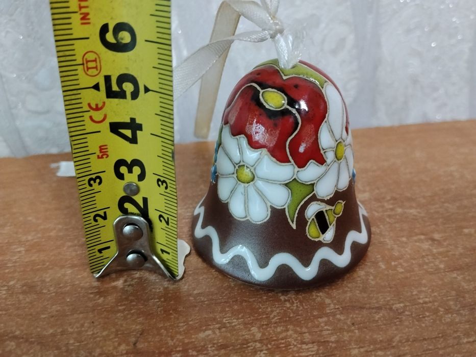 Сувенир.Керамический колокольчик.
