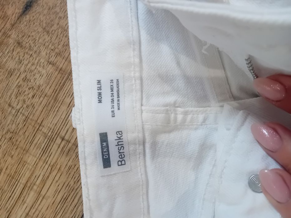 Spodnie bershka 36 mom slim