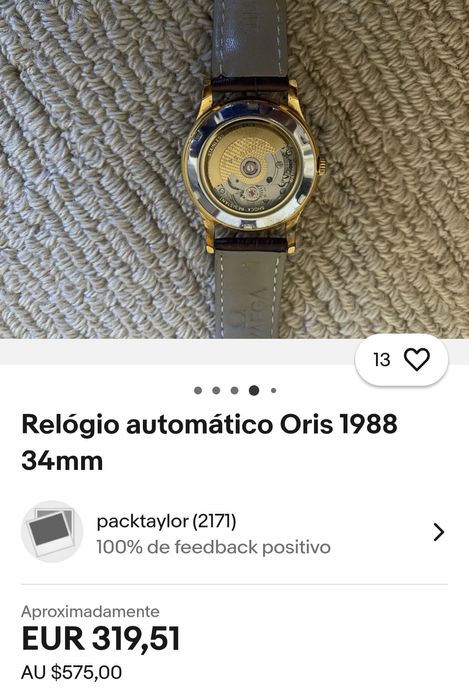 Relógio oris muito bom