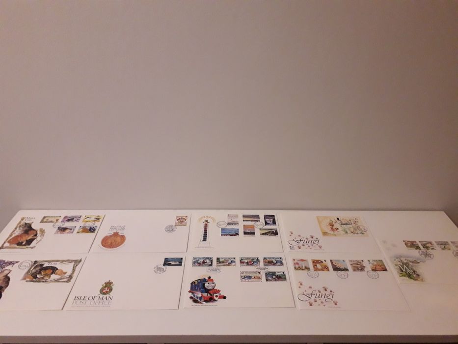 Selos de coleção variados