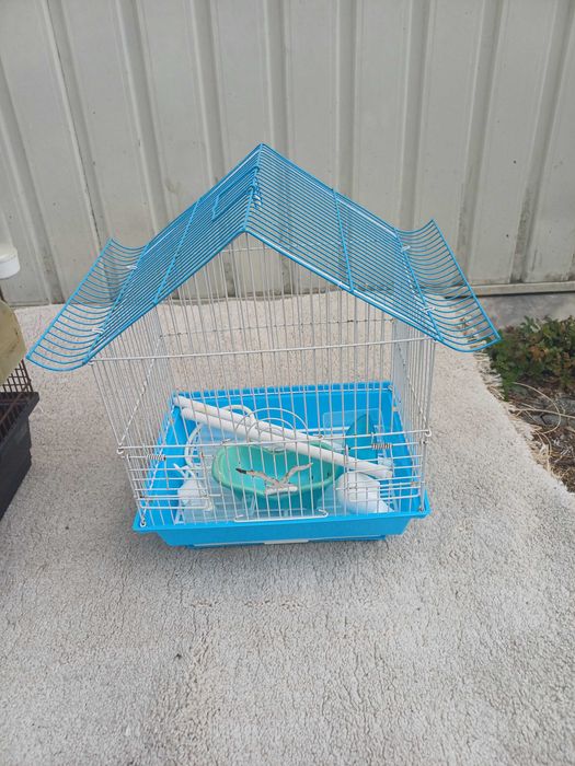 Gaiolas com acessórios para vários pássaros 2 unidades
