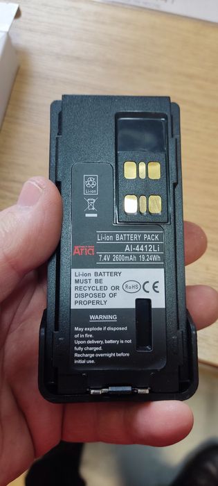 Baterias Aria para rádios Motorola