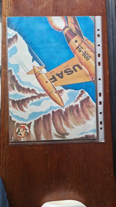 Caderneta Cromos-Aviões A Jato-1974-Pastilhas Pirata-Nova-Completa