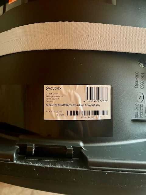 Автокрісло від народження Cybex Aton B2 i-Size black