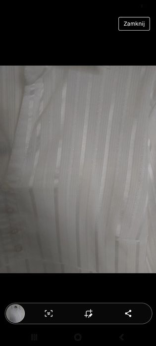 Biała koszula w paski L Vero Moda