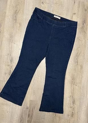темно-сині джинси кльош супер батал sіmply be 24/6-7 xl