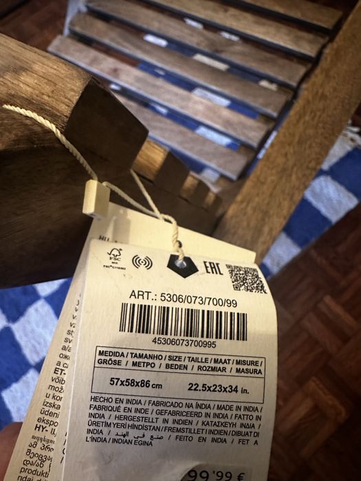 2 cadeiras Zara home novas