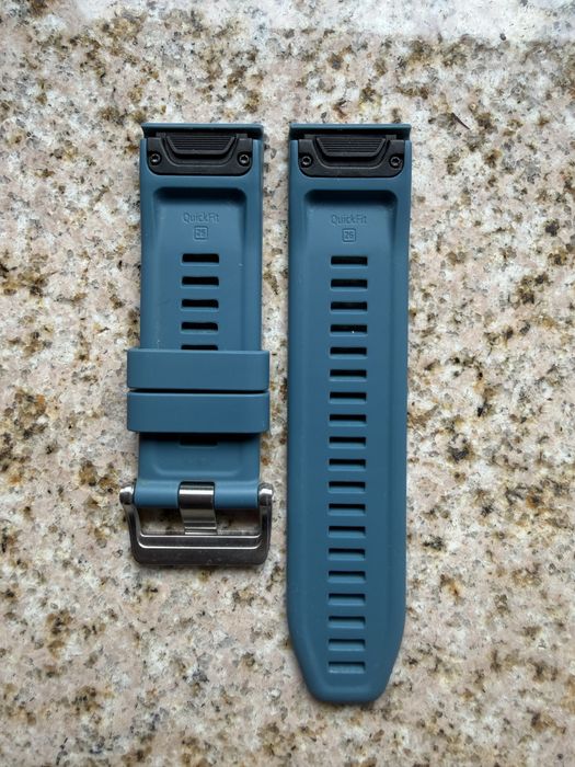 Oryginalny Garmin QuickFit 26 pasek silikonowy niebieski