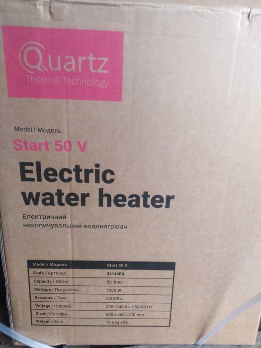 Бойлер Quartz technology Start 30,50,50slim,80,100