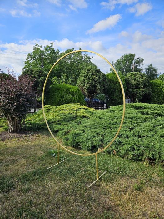 Koło stelaż ścianka na balony i ozdoby, ślub, urodziny, komunia