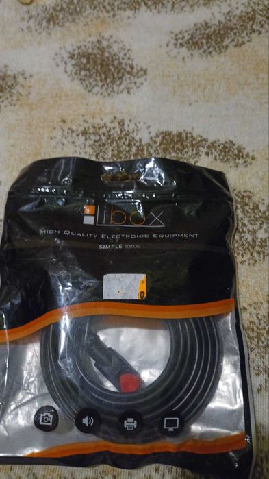 Przewód połączeniowy jack 3,5mm - 2 RCA