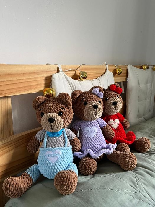 Pluszaki na szydełku