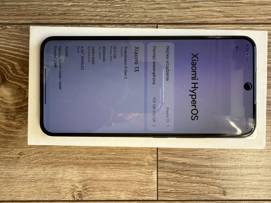 Telefon Xiaomi 13 (czarny) 12/256