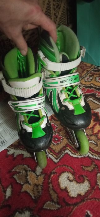 Детские раздвижные роликовые коньки (р.30-34)