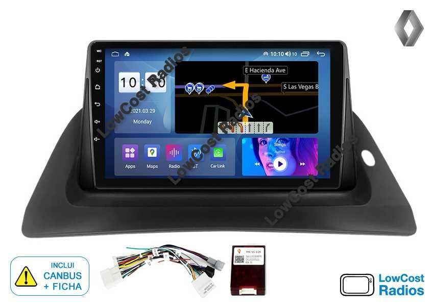 Auto Rádio 9' RENAULT KANGOO | GPS ANDROID Bluetooth USB APPS WIFI