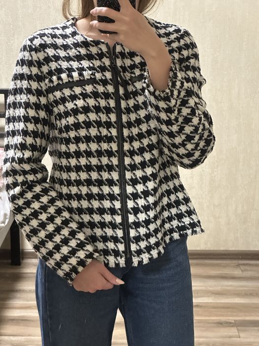 Піджак в принті гусяча лапка, бренд Gerry Weber