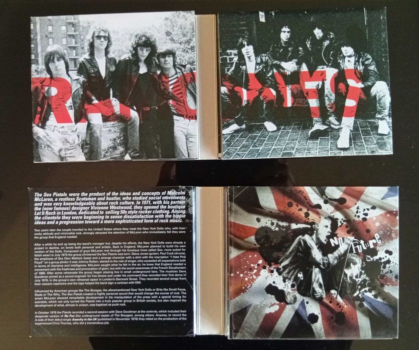 CD's Punk Ramones(2 CD's) / Sex Pistols(3 Cd's)